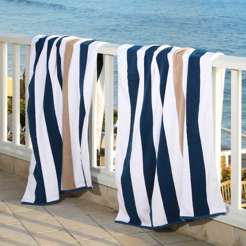 Laguna Beach Textile Company Plush Cabana Beach Towel & Reviews Wayfair