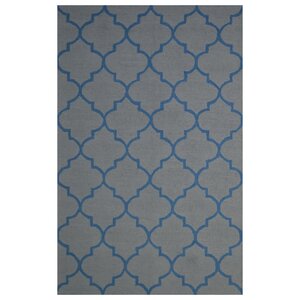 Wool Hand-Tufted Gray/Blue Area Rug