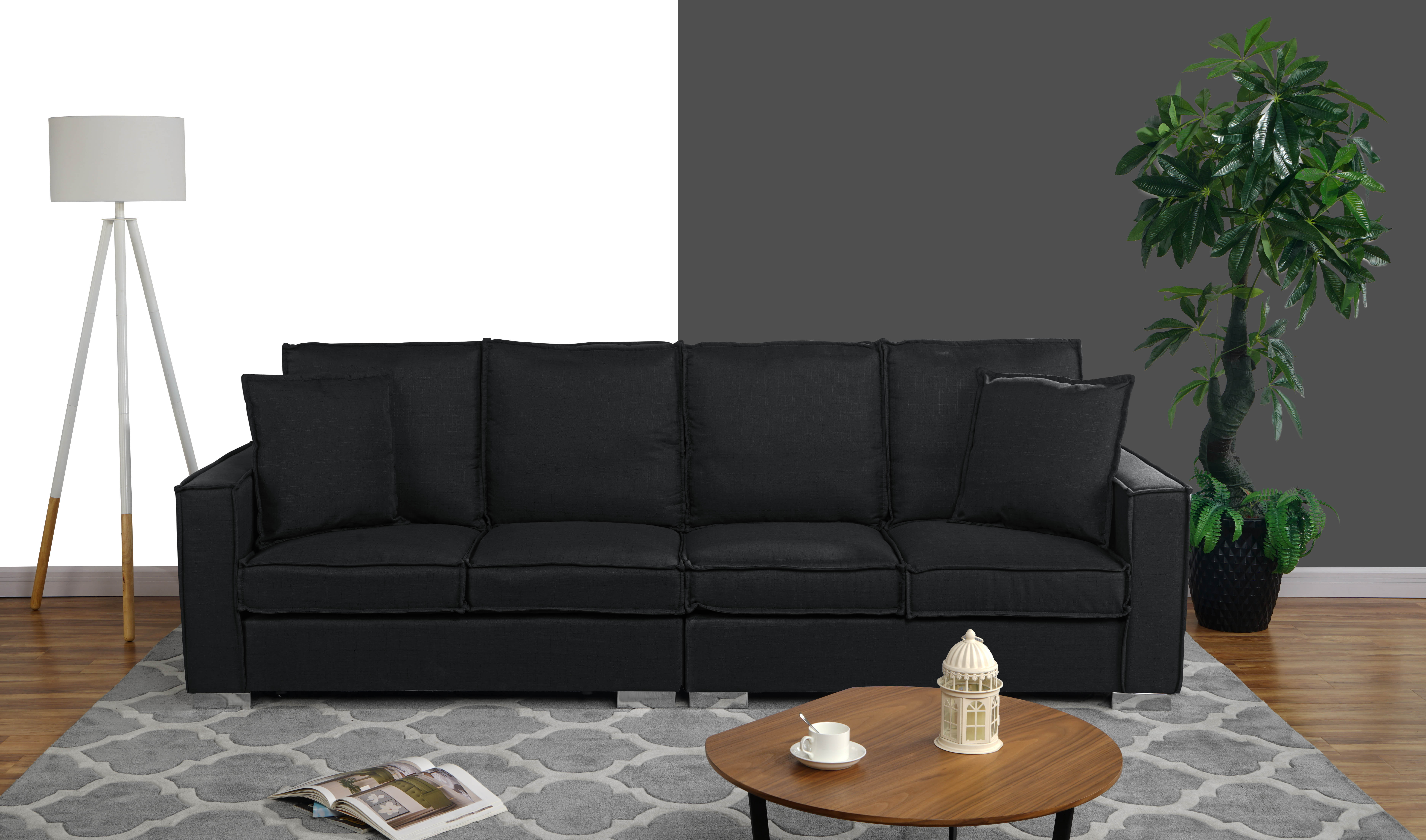 Hubert Modern Low Frame Sofa Hubert Modern Low Frame Sofa