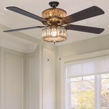 Glam Ceiling Fans With Lights You Ll Love In 2019 Wayfair