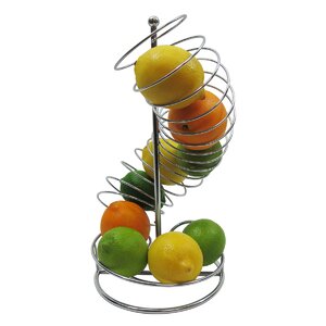 Spiral Fruit Basket Stand
