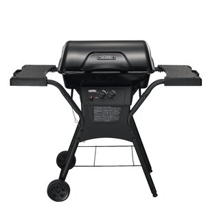 Thermos 2-Burner Propane Gas Grill with Side Shelves