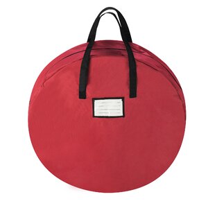 Canvas Holiday Christmas Wreath Storage Bag