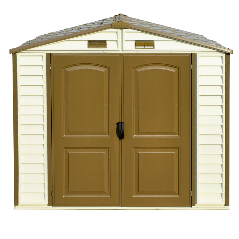 Duramax 8 Ft W X 5 D Plastic Storage Shed Reviews Wayfair D Plastic Storage Shed Reviews Wayfair
