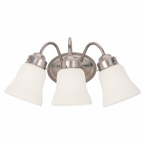 Darmstadt 3-Light Glass Shade Vanity Light