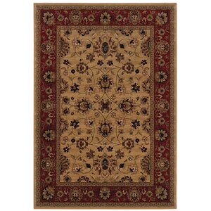 Jasper Ivory/Red Area Rug