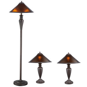Preston 3 Piece Table and Floor Lamp Set