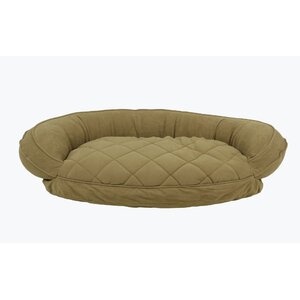 Microfiber Quilted Bolster Bed with Moisture Barrier Protection
