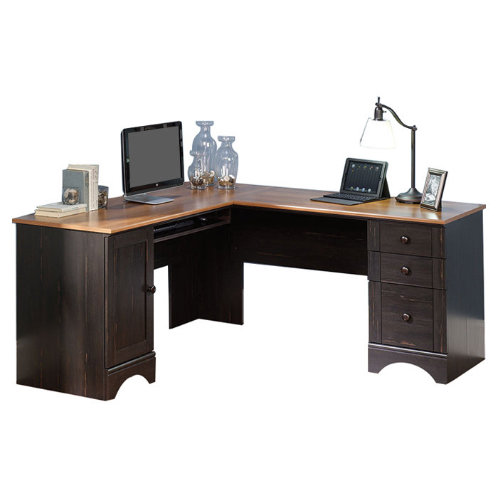 Beachcrest Home Miami Springs Corner Computer Desk & Reviews Wayfair