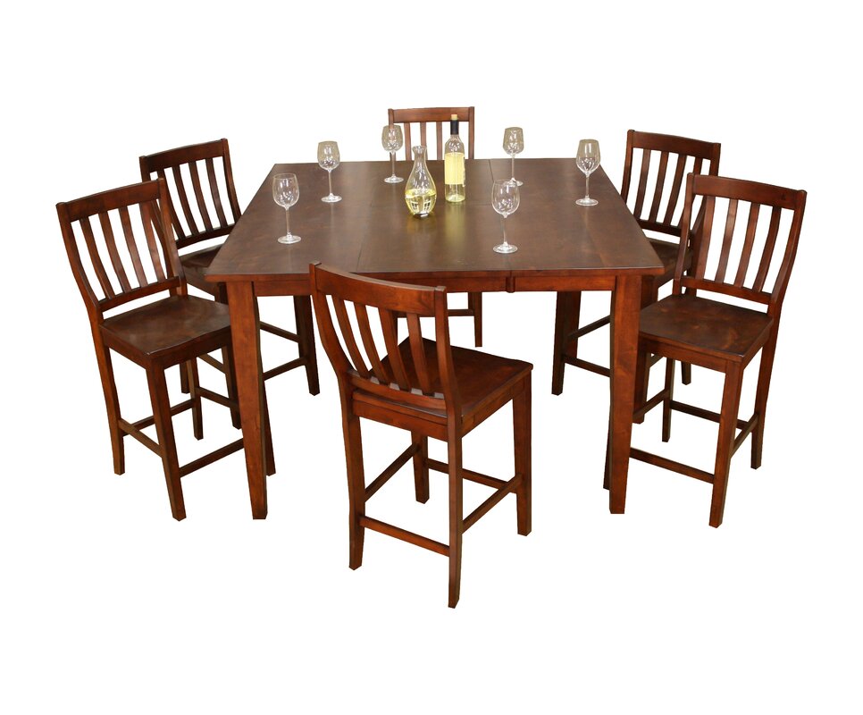 American Heritage Este 7 Piece Counter Height Dining Set Reviews   Este 7 Piece Counter Height Dining Set 