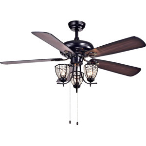 Mirabelle 3-Light Under Cabinet Branched Ceiling Fan Light Kit