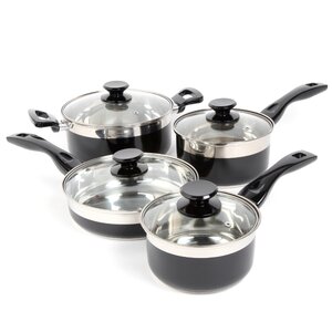 Cramerton 8 Piece Stainless Steel Cookware Set