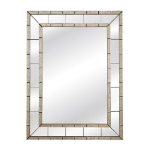 Large Multi Panel Mirror Wayfair Beveled Panel Wall Mirror
