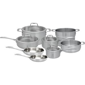 Spirit 12 Piece Stainless Steel Cookware Set