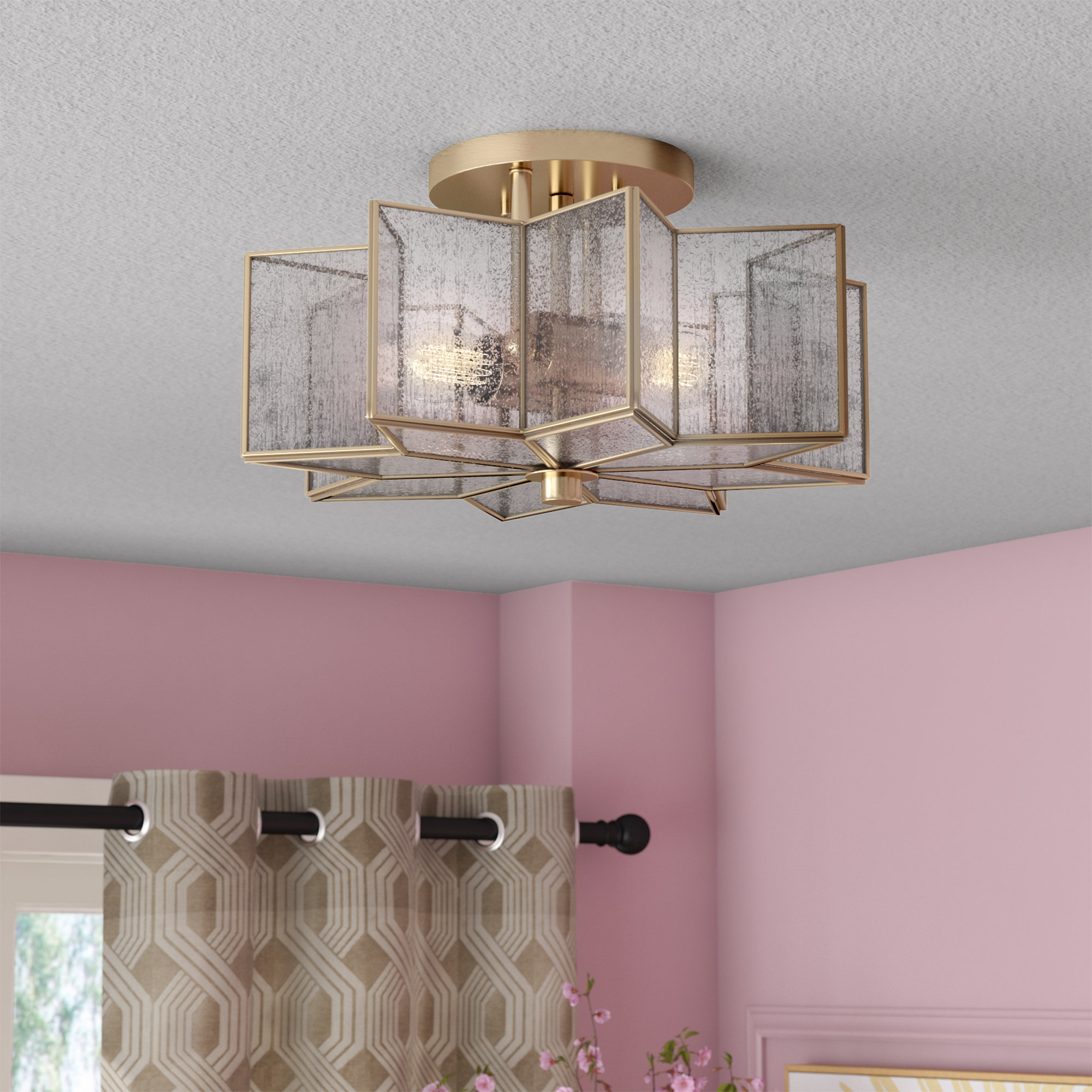 Willa Arlo Interiors Conley 2 Light Flush Mount Reviews Wayfair