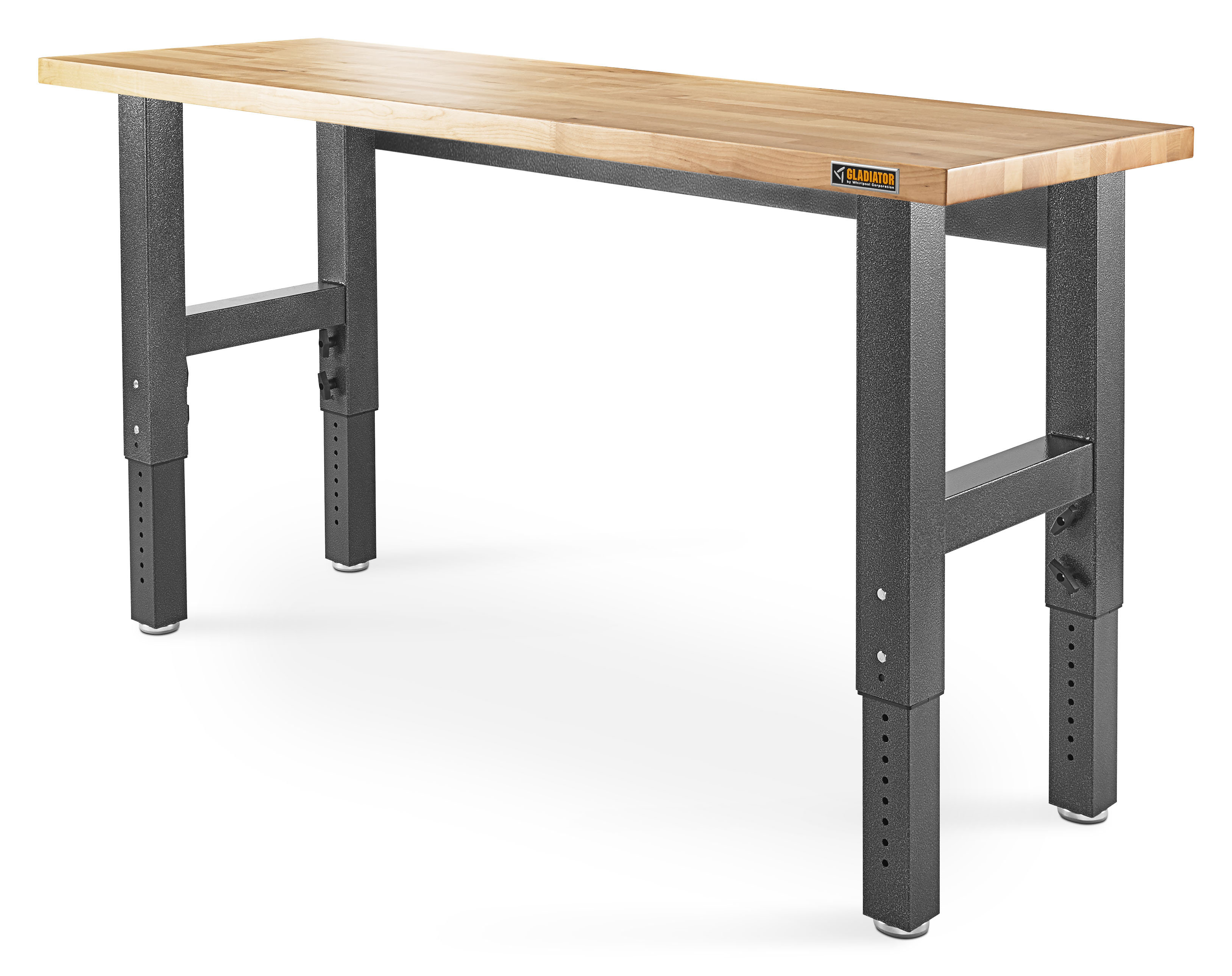 Butcher Block Workbench >> Gladiator Workbenches 72 Adjustable Height Butcher Block Top Workbench Butcher Block Workbench >> Gladiator Workbenches 72 Adjustable Height Butcher Block Top Workbench