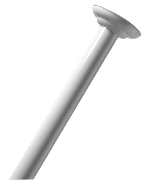 Zenith Screw 72" Adjustable Straight Fixed Shower Curtain Rod & Reviews