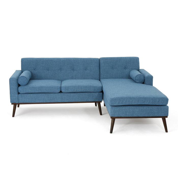 Catalina Right Hand Facing Venus Mid Century Modern Modular Sectional Sofa