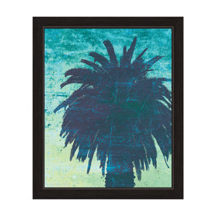 Framed Palm Tree Pictures Wayfair Palm Tree Framed Painting Print