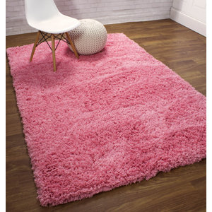 Cloud Microfiber Ultra Soft Shag Light Pink Area Rug