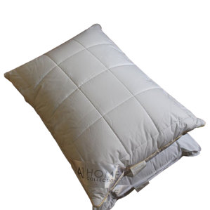 Box Microfiber Down Alternative Queen Pillow (Set of 2) by A1 Home Collections LLC