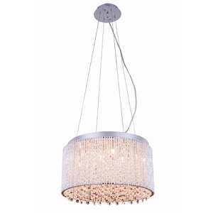 Downes  10-Light Crystal Pendant