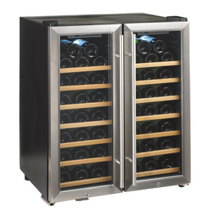 48 Bottle Silent Series Dual Zone Freestanding Wine Cooler