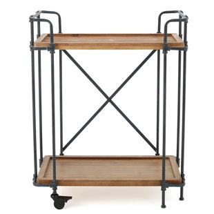 Modern Contemporary Outdoor Bar Cart Allmodern Timnath Outdoor Bar Cart