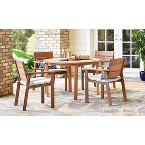 Imler 5 Piece Dining Set with Cushions