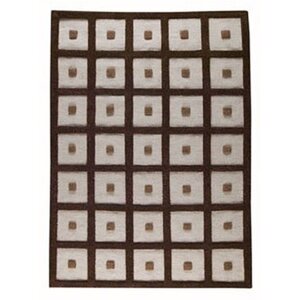 Brown Frame Area Rug