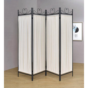 Metal Room Dividers You Ll Love Wayfair Smithville 4 Panel Room Divider