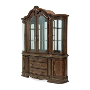 Bella Veneto Lighted China Cabinet by ..