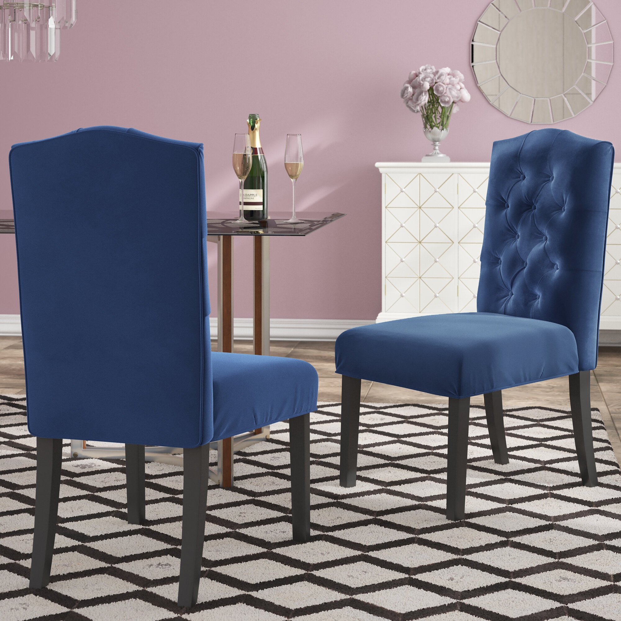 Traditional Upholstered Dining Chairs - Dining room ideas