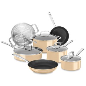 7 Piece Hard Anodized Non-Stick Cookware Set