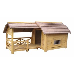 Houses & Pawsu2122 Wooded Lux Dog House