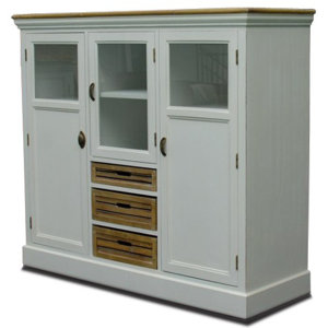 Highboard Burgund von Möbelkultura