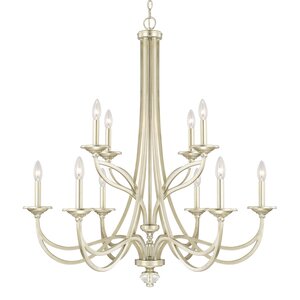 Saxon 10-Light Candle-Style Chandelier
