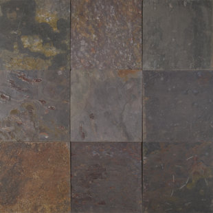 Modern Contemporary Grey Slate Tile Allmodern Clic 12 X Slate Field Tile In Multi