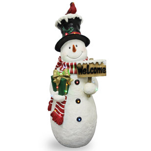 Lighted Outdoor Snowman Wayfair