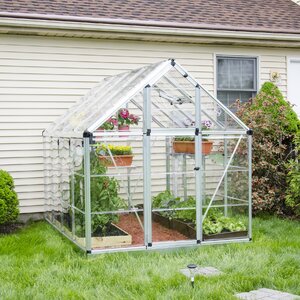 Snap & Grow 6 Ft. W x 8 Ft. D Polycarbonate Greenhouse