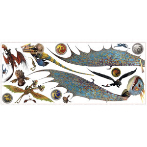 How to Train Your Dragon 2 Astrid and Stormfly Giant Wall Decal