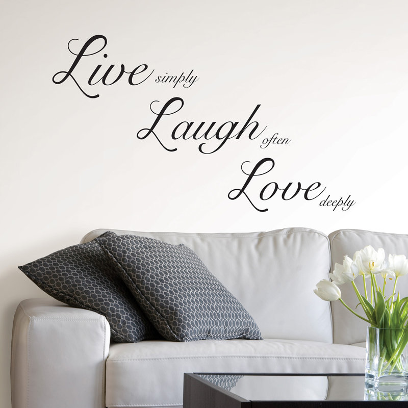 WallPops! Live Laugh Love Wall Decal & Reviews | Wayfair