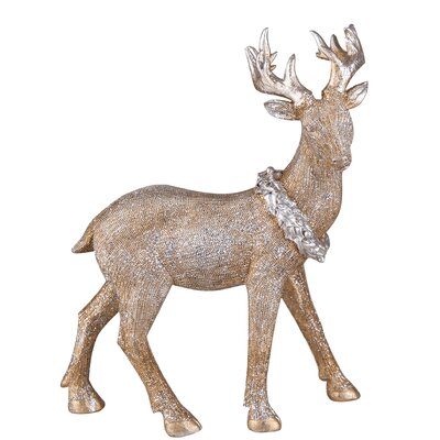 large outdoor resin reindeer