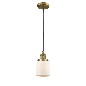 Witherington Glass Bell 1-Light Mini Pendant