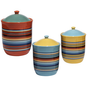 Baum 3 Piece Canister Set