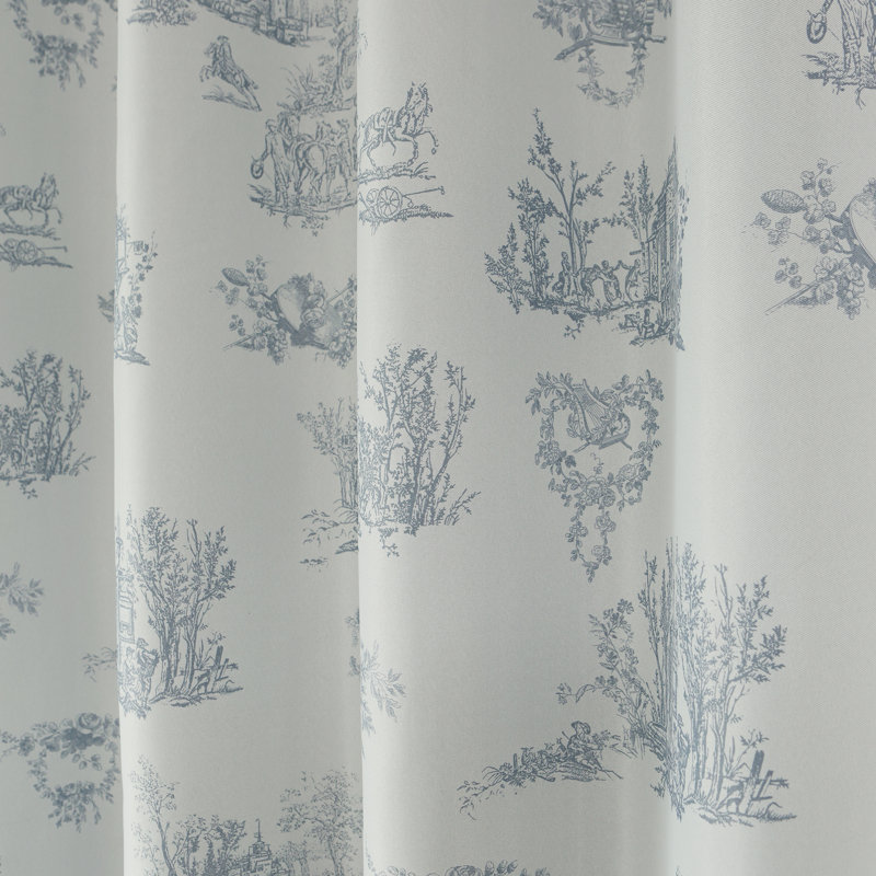 French Toile Blackout Curtain Panels & Reviews Birch Lane