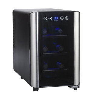 Modern Contemporary Mini Refrigerator Cabinet Bar Allmodern Quickview