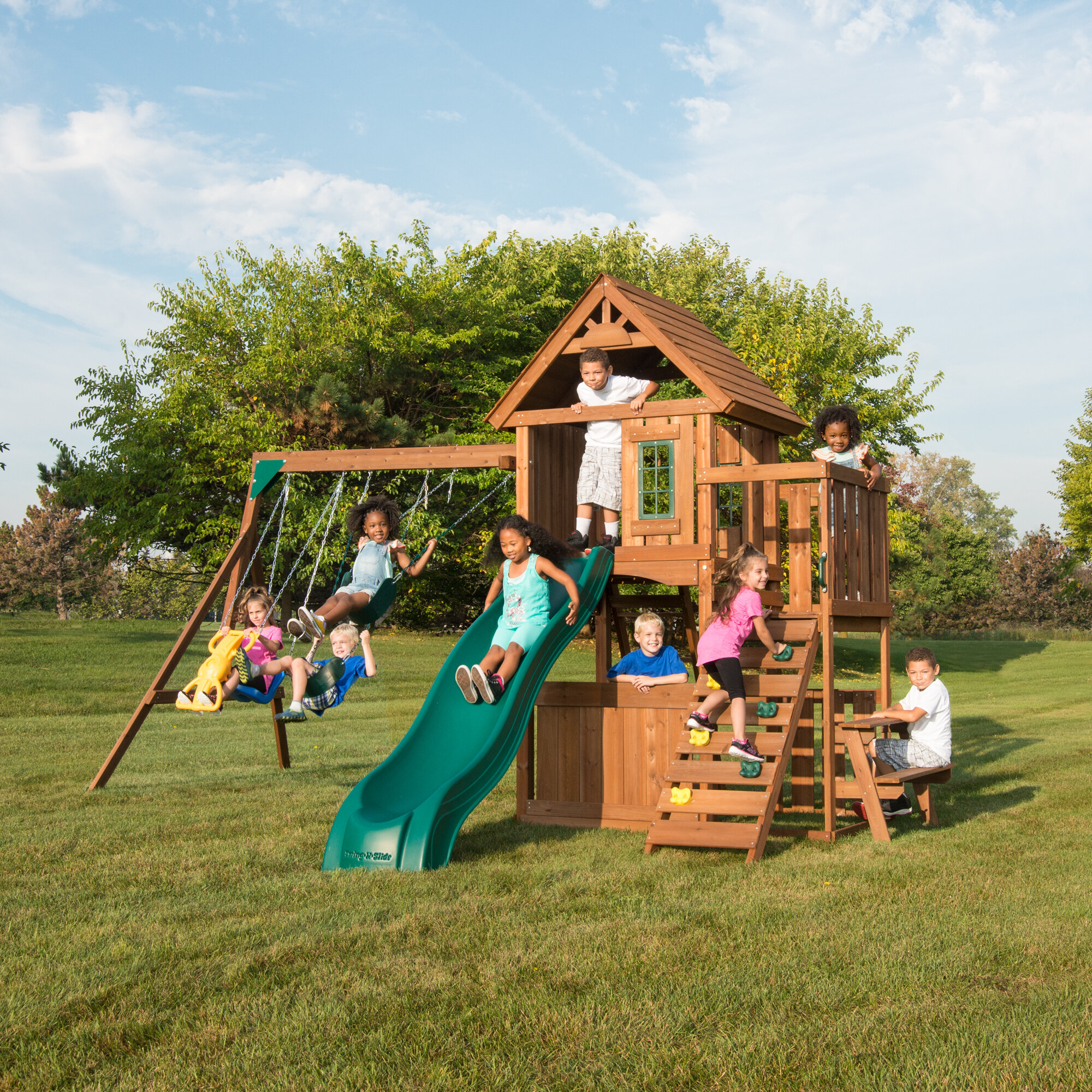 outdoor play fort