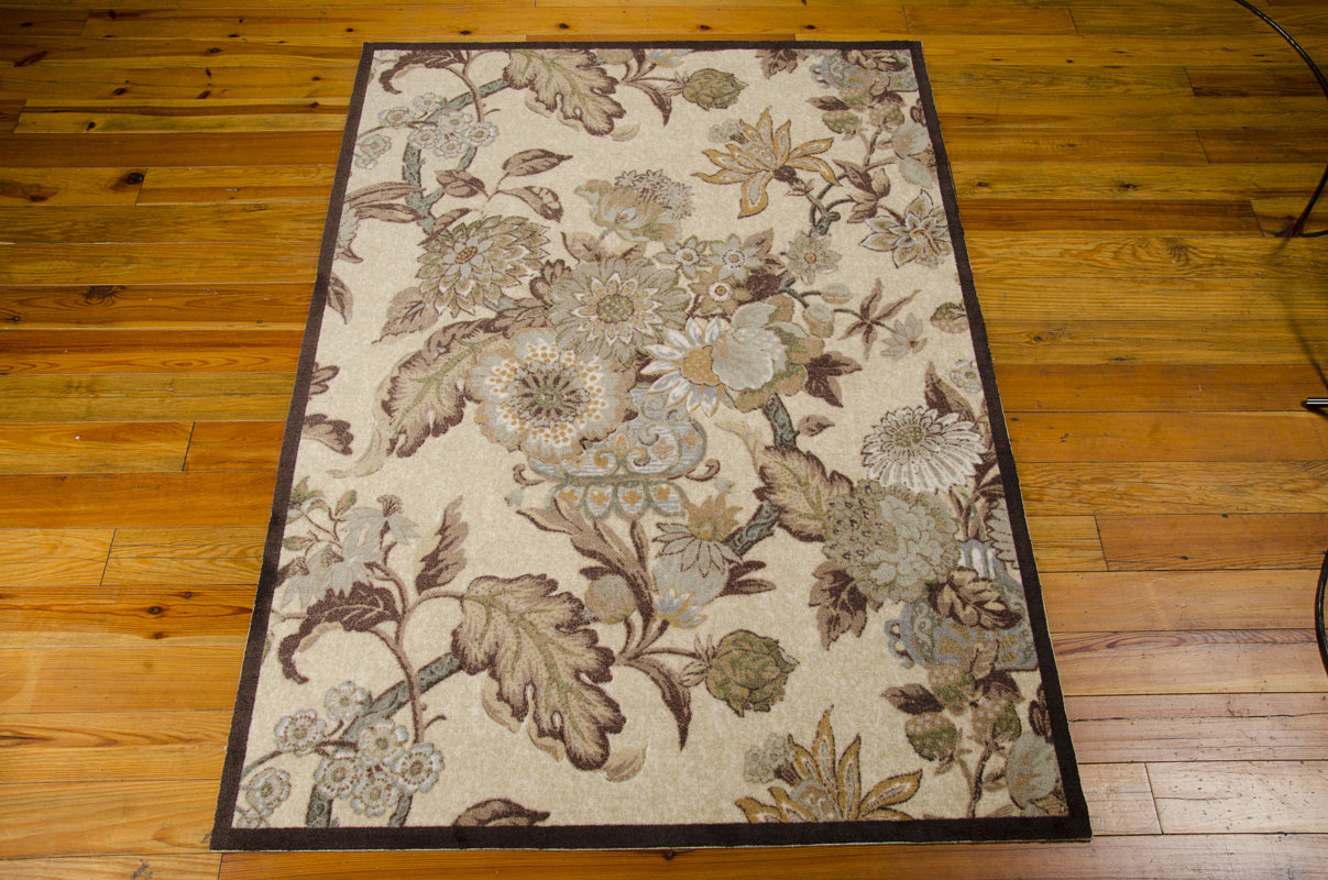 Waverly Artisinal Delight "Graceful Garden" Birch Area Rug & Reviews
