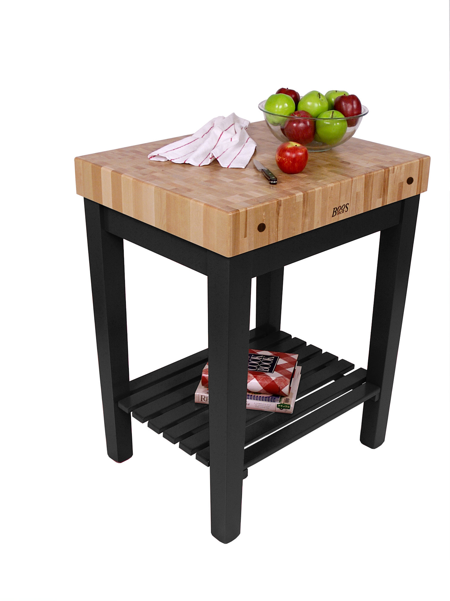 John Boos American Heritage Prep Table With Butcher Block Top John Boos American Heritage Prep Table With Butcher Block Top Reviews Wayfair